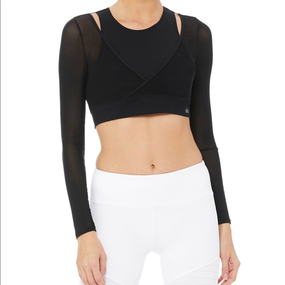 Pivot layered long sleeve top